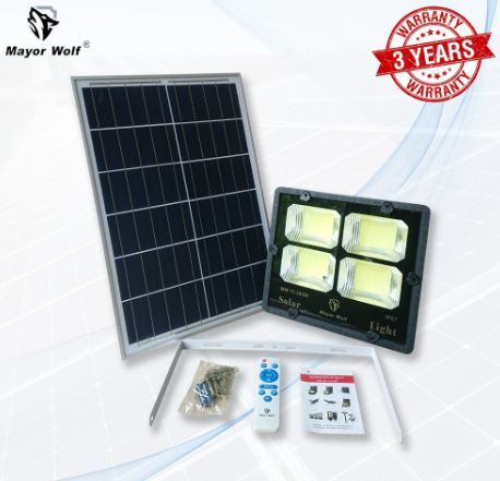 Đèn Pha 4 Khoang Năng Lượng Mặt Trời 200w